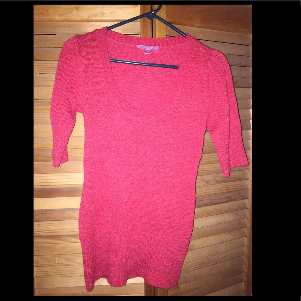 Derek ❤️ Heart Red Sweater Size Medium